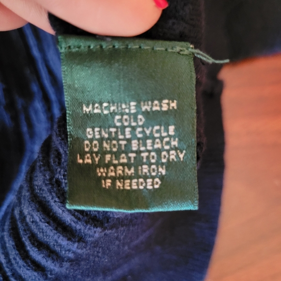 Navy blue RL Navy sweater - Picture 4 of 4